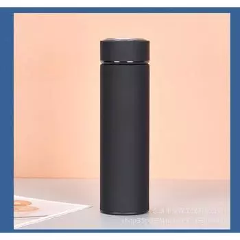 Нержавеющая сталь Бизнес Прямое окрашенное стекло для воды Нержавеющая сталь 304 Вакуумная колба Подарочная чашка 500 красный