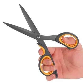 Нержавеющая сталь, большие мягкие на ощупь многофункциональные ножницы для домашнего офиса, ручные канцелярские принадлежности, винтажные ножницы