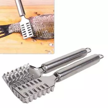 Нержавеющая сталь, быстрая очистка, очиститель для рыбы, средство для удаления чешуи, крекеры из морепродуктов, очиститель для рыбной чешуи, планетарная щетка для кожи, скребок, инструмент