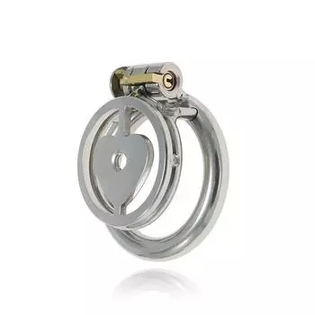 Нержавеющая сталь целомудрие замок Love CB целомудрие очиститель псевдо-матери устройство Smsex игрушки секс инструменты клетка для пениса Suit40mm Snap Ring