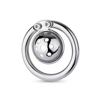 Нержавеющая сталь целомудрие замок полый дышащий CB замок мужская секс-игрушка кольцо для пениса пенис Cgae уретральный замок раб БДСМ 40mm/1.57in