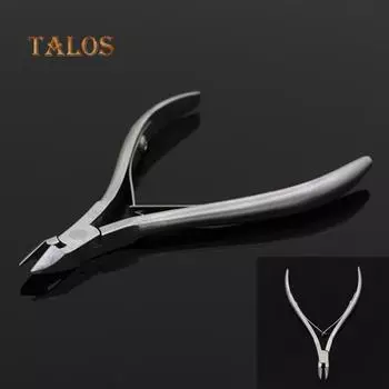 Нержавеющая сталь дизайн ногтей щипцы для кутикулы пальцев маникюрные плоскогубцы резак инструмент