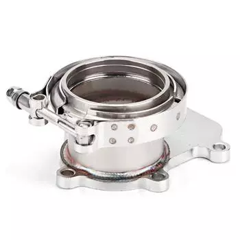 Нержавеющая сталь для Holset WH1C HX35 HX35W Downpipe Turbo Flange to 3 V-band Adapter
