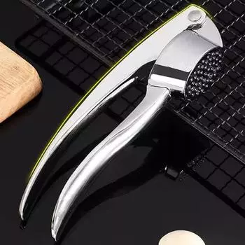 Нержавеющая сталь для прессования с выпуклой прессовальной пластиной-мясорубкой Сверхмощный чеснок Простота в использовании Чистая устойчивость к ржавчине