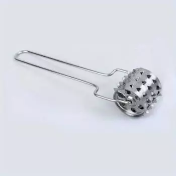 Нержавеющая сталь для стейка из свиной отбивной Быстрый роликовый молоток для мяса Нержавеющая сталь Нежная игла для стейка Свободная игла для пиццы Нежная игла Thread handle