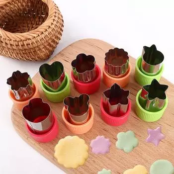 Нержавеющая сталь Фрукты Резка Кухонные Гаджеты Овощерезка Формы Печенье Инструмент Формы Для Выпечки A