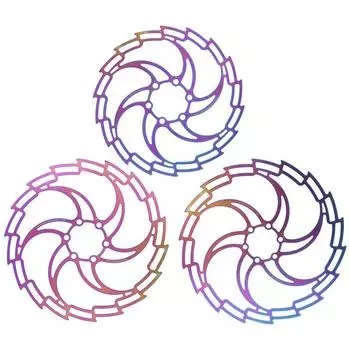 Нержавеющая сталь гальваническое покрытие цвет ослепительный полый дисковый тормоз аксессуар 160MM