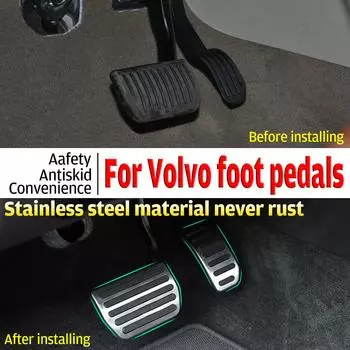Нержавеющая сталь, газовое топливо, тормозные колодки, чехол для Volvo XC60 XC70 V60 V70 S40 S60 S80L C30
