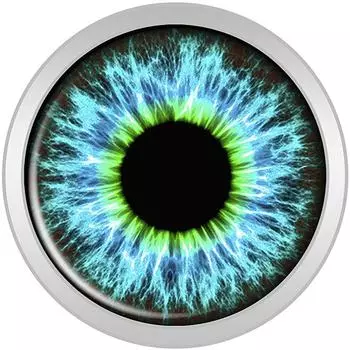 Нержавеющая сталь голубые глаза Беруши Тоннель Серьги Манометры Расширители Пирсинг 3MM