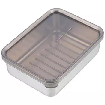 Нержавеющая сталь хрустящие сыр масло блюда холодильник практичные коробки контейнеры для холодильника ломтик держатель