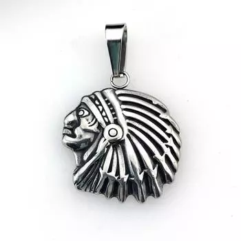 Нержавеющая сталь Индийский кулон мода личность панк ожерелье винтажный модный мужской ожерелье свитер цепь