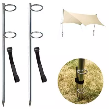 Нержавеющая сталь Крепеж для палаточных стоек Крепеж для палаточных стоек Кронштейн для палаточных стоек Крепеж для палаточных стоек Водонепроницаемый держатель для удилища Крепление для палаточных стоек серебряный