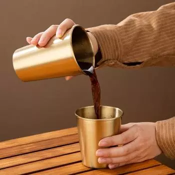 Нержавеющая сталь кружка для пива кофе чай вино молочный стакан портативный дорожный офис стакан для воды посуда для питья кухонная кружка для бара 301-400ml