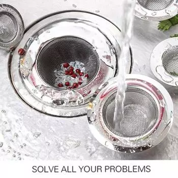 Нержавеющая сталь кухонная канализационная раковина сливной фильтр для бассейна и ванны противозасоряющийся фильтр