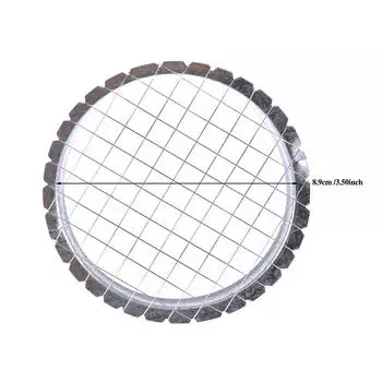 Нержавеющая сталь кухонная ручная соковыжималка для пюре из картофеля инструмент для нарезки фруктов и яиц кухонные принадлежности бытовые принадлежности One Size серебряный