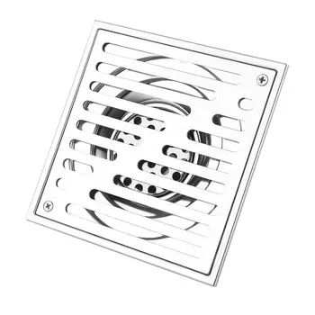 Нержавеющая сталь квадратный антизапаховый слив для ванной комнаты сливной затвор для душа большой