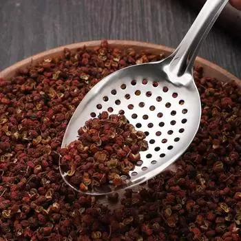 Нержавеющая сталь ложка-сито кухонный дуршлаг ложка фильтр-сито пищевой совок перфорированный шумовка дуршлаг B