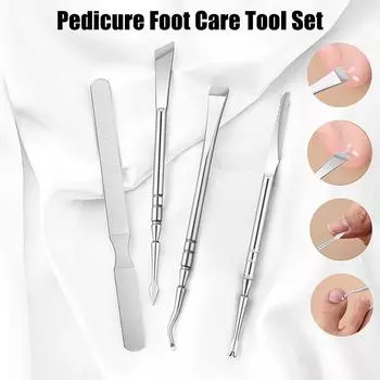 Нержавеющая сталь маникюрный педикюрный нож для удаления омертвевших мозолей толстые твердые кусачки для ногтей набор инструментов для лечения акне B