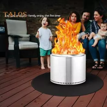 Нержавеющая сталь Мини Настольный костер Открытый Задний Двор Патио Пикник Дровяной Камин Сверхмощный Бездымный Кемпинг Печь Горелка A
