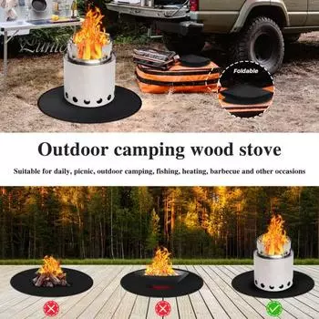 Нержавеющая сталь Мини Настольный костер Открытый Задний Двор Патио Пикник Дровяной Камин Сверхмощный Бездымный Кемпинг Печь Горелка A