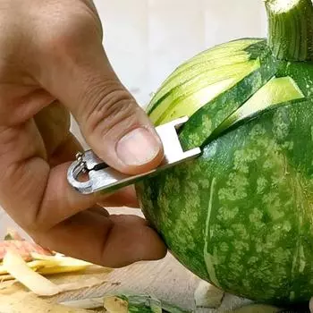 Нержавеющая сталь Мини Овощечистка Брелок Прочный Фрукты Овощечистка Инструмент Для Яблок Огурцов