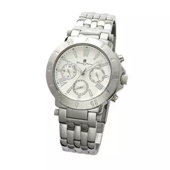 Нержавеющая сталь Multi Calendar Silver [Salvatore Mara] SM22108-SSWH Мужские белый