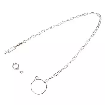 Нержавеющая стальная разделенная цепь для ног для большого попугая, обучающее кольцо для ног для птиц, попугаев