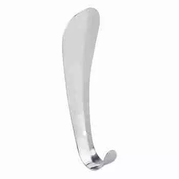 Нержавеющая сталь небольшой подъемник для обуви рожок для детей женщин пожилых мужчин 14.5 см/5.7 дюймов