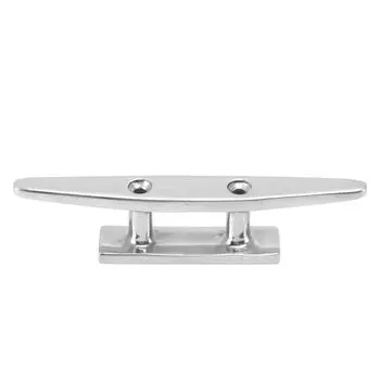 Нержавеющая сталь низкая плоская верхняя часть лодочная швартовочная уточка морской класс лодочный трос запасные части 100mm / 4.0inch