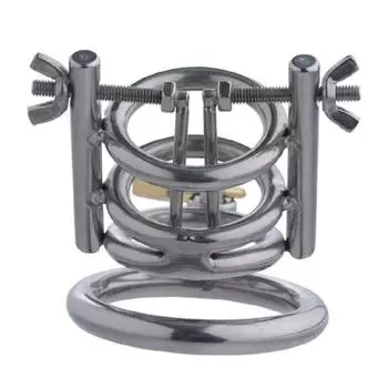 Нержавеющая сталь носилки мужской целомудрие клетка для члена