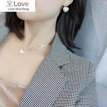 Нержавеющая сталь новые модные ювелирные изделия резьба любовь сердце амулеты толстая змея кости цепи колье кулон для женщин 45cm