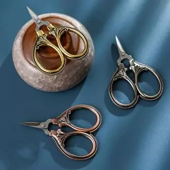 Нержавеющая сталь острое лезвие цинковый сплав ручка мини крестообразная вышивка нитки головка швейный резак бытовые DIY ремесла портновские ножницы