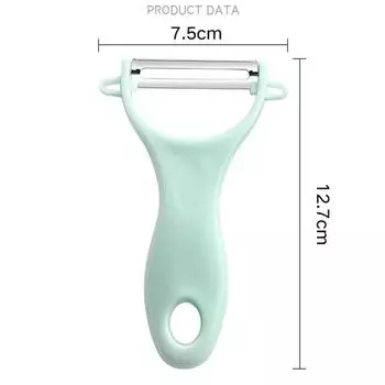 Нержавеющая сталь Овощечистка Фрукты Многофункциональная ручная терка для моркови и картофеля Слайсер Кухонные гаджеты Практичные аксессуары синий