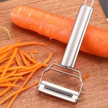 Нержавеющая сталь Овощечистка Соломкой Овощечистка Нарезка Фруктов Овощей Дыни Картофеля Моркови Огурцов Многофункциональная Терка Домашний Кухонный Инструмент