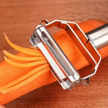 Нержавеющая сталь Овощечистка Соломкой Овощечистка Нарезка Фруктов Овощей Дыни Картофеля Моркови Огурцов Многофункциональная Терка Домашний Кухонный Инструмент