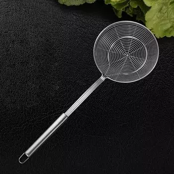 Нержавеющая сталь паук сито шумовка ковш для приготовления и жарки кухонная утварь проволочное сито сито для пасты ложка серебряный