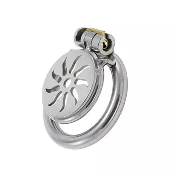 Нержавеющая сталь пенис клетка плоский замок целомудрие очиститель секс-инструменты взрослые принадлежности секс-игрушка CB замок мужская одежда Single Snap Ring40mm