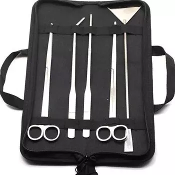 Нержавеющая сталь Пинцет Ножницы Лопатка для водных растений Инструмент для ухода за травой Инструмент для аквариума X3UC белый