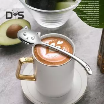 Нержавеющая сталь, пищевая, устойчивая к ржавчине, антипригарная десертная ложка, зеркальная поверхность, гладкая ложка для перемешивания, кухонные принадлежности