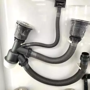 Нержавеющая сталь пластиковая раздвижная канализационная труба с двумя прорезями дизайн выпускная труба сброс загрязнений DIY многоцелевой инструмент аксессуары