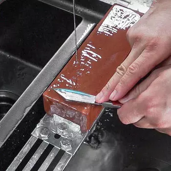 Нержавеющая сталь противоскользящий инструмент для заточки выдвижной кронштейн для заточки регулируемый нескользящий с барашковыми гайками кухонные гаджеты One Size