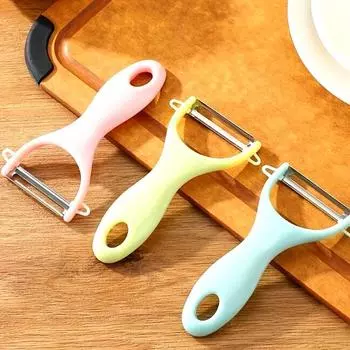 Нержавеющая сталь Резак для фруктов и овощей Капусторезка Терки для овощей Шинковка для капусты Нож для чистки фруктов розовый