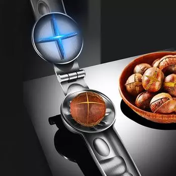 Нержавеющая сталь Резак для каштанов Щелкунчик для орехов Щипцы для грецких орехов Инструмент для колки каштанов Открывалка для орехов Плоскогубцы Кухонные принадлежности