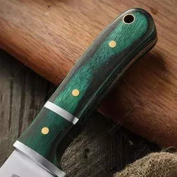 Нержавеющая сталь ручной работы кованый профессиональный поварской мясницкий нож многофункциональный кухонный нож для фруктов барбекю нож для обвалки из нержавеющей стали