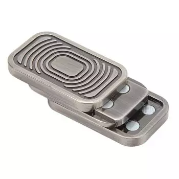 Нержавеющая сталь Ручной толкатель Fidget Slider Покерный толкатель Fidget Slider Игрушка для снятия стресса Магнитная