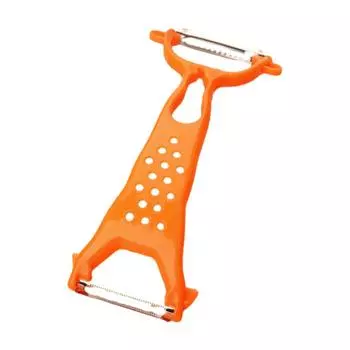 Нержавеющая сталь с двойной головкой для фруктов и овощей, легко моется и остро режется, устойчив к ржавчине зелёный