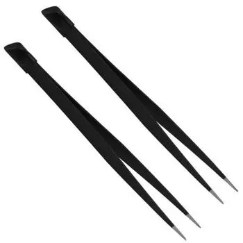 Нержавеющая сталь, щипцы для дизайна ногтей с двойной головкой, пинцет, зажим для драгоценных камней со стразами