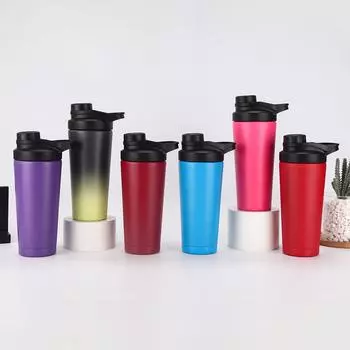 Нержавеющая сталь шейкер чашка застежка крышка тип термос чашка для отдыха на открытом воздухе большой емкости фитнес-стакан для воды 25oz