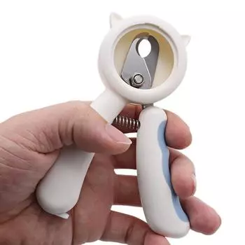 Нержавеющая сталь Щипчики для ногтей домашних животных Инструменты для ухода Плоскогубцы Триммер для груминга Ножницы для кошек Чистка Собаки Принадлежности Полировщик синий