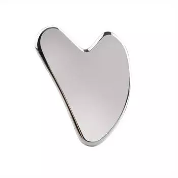 Нержавеющая сталь скребок для кожи лица массажный инструмент для ухода за кожей скребок Гуаша лифтинг против морщин Гуаша массажер для тела и шеи